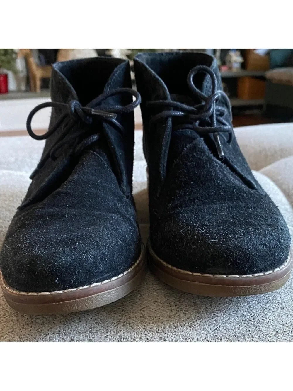 Hush Puppies Mazin Cayto Chukka Boots Women’s 7.5 Black Suede